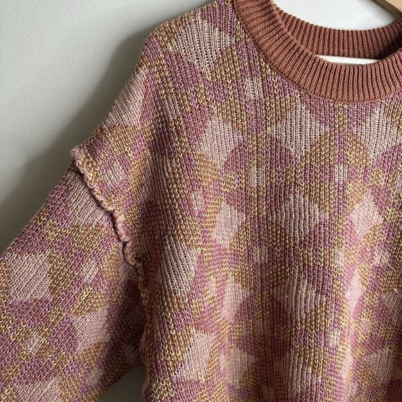 Free People Pink and Orange Sweater Set - Picture 6 of 12